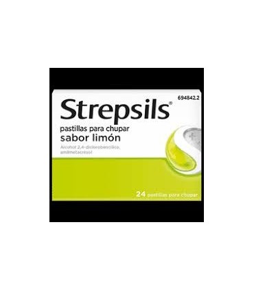Strepsils 24 pastillas para chupar limon