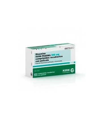 DIOSMINA KERN PHARMA 500 MG 60 COMPRIMIDOS RECUBIERTOS