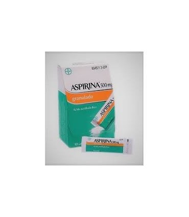 Aspirina 500 mg 10 sobres granulado