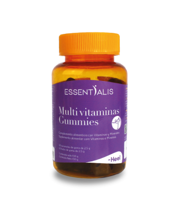 Multi vitaminas Gummies essentialis 60 caramelos de goma