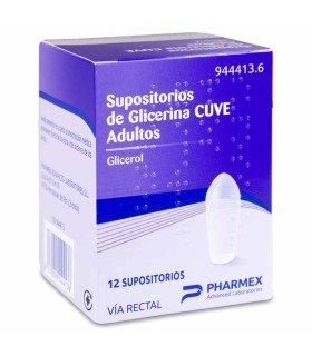 Supositorios glicerina cuve adultos 3 g 12 supositorios