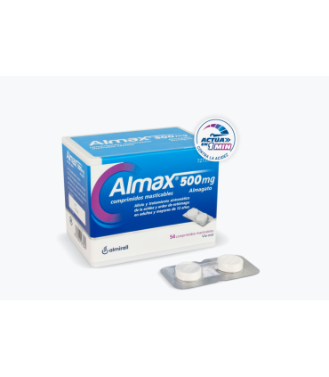 ALMAX 500 mg 54 COMPRIMIDOS MASTICABLES monodosis