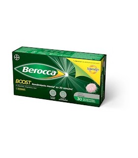 BEROCCA BOOST  30 COMPRIMIDOS EFERVESCENTES