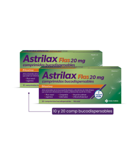 ASTRILAX FLAS 20 MG 20 COMPRIMIDOS BUCODISPERSABLES