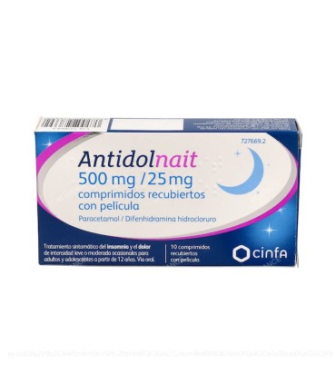 ANTIDOLNAIT 10 COMPRIMIDOS