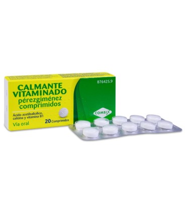 CALMANTE VITAMINADO PEREZGIMENEZ 20 COMPRIMIDOS
