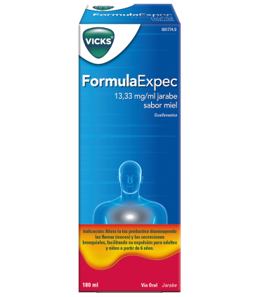 FORMULAEXPEC 13,33 MG/ML JARABE 1 FRASCO 180 ML (SABOR MIEL)