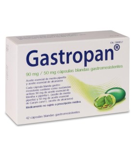 GASTROPAN 90 MG/50 MG 42 CAPSULAS BLANDAS GASTRORRESISTENTES