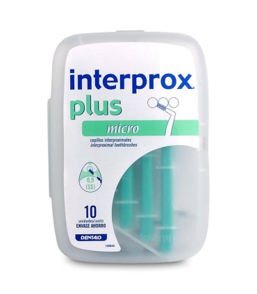 Cepillo Dental Interproximal Interprox Plus Micro Envase Ahorro 10 unidades