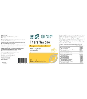 THERAFLAVONE 60 Cápsulas Klaire labs.