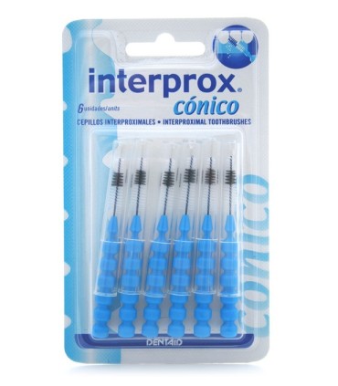CEPILLO DENTAL INTERPROXIMAL INTERPROX CONICO 6 U