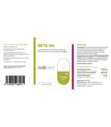 BETA QG AMClinic 60 cápsulas