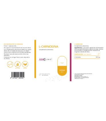 L-CARNOSINA (500MG) 90 CAPS. AMClinic