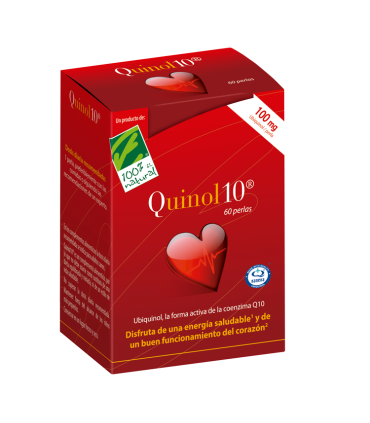 QUINOL10-100mg 30 perlas  CIEN POR CIEN  NATURAL