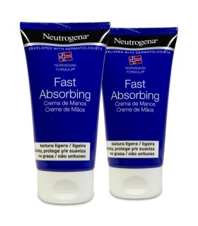 NEUTROGENA FORMULA NORUEGA CREMA DE RAPIDA ABSORCION  2 ENVASES 75 ML
