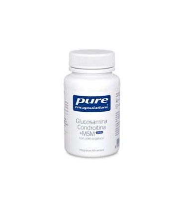 PURE ENCAPSULATIONS GLUCOSAMINA CONDROITINA + MSM  60 CAPSULAS