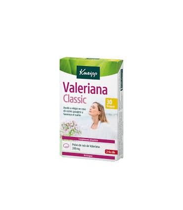 KNEIPP VALERIANA CLASSIC  30 GRAGEAS
