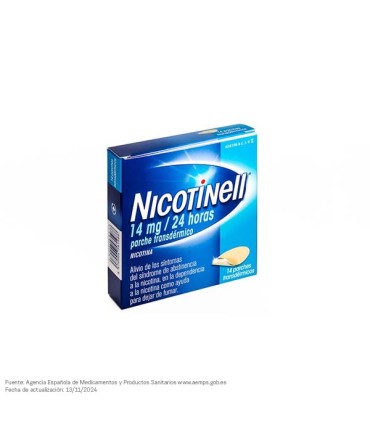 Nicotinell 14 mg 28 parches transdérmicos