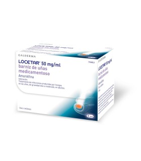 LOCETAR 50 MG/ML BARNIZ UÑAS MEDICAMENTOSO 1 FRASCO 5 ML (VIDRIO TIPO III)