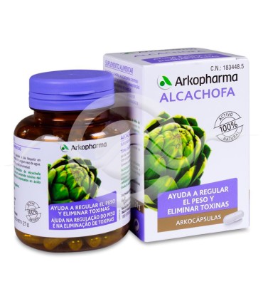 ARKOCAPSULAS ALCACHOFA BIO  80 CAPSULAS