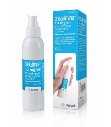 Cristalmina 10 mg/ml solucion topica 1 frasco 125 ml