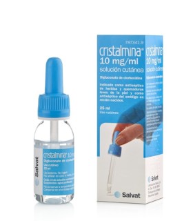 Cristalmina 10 mg/ml solucion topica 1 frasco 25 ml
