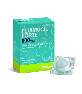 Fluimucil forte 600 mg 20 comprimidos efervescentes