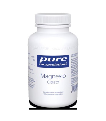PURE ENCAPSULATIONS CITRATO DE MAGNESIO 90 CÁPSULAS