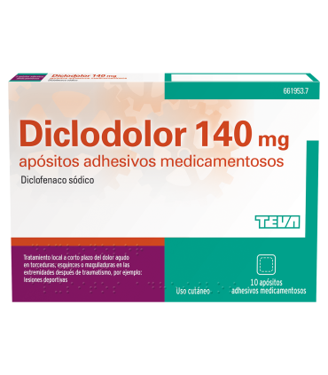OLFEN 140 MG 10 APOSITOS ADHESIVOS MEDICAMENTOSOS (diclodolor)
