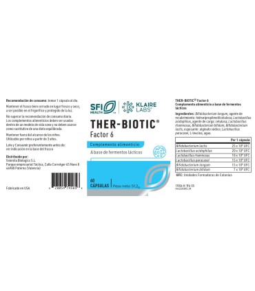 THER-BIOTIC FACTOR 6 SFI Health