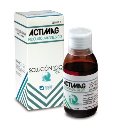 Actimag 2 g/5 ml solucion oral 100 ml