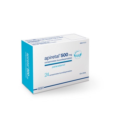APIRETAL 500 MG 24 COMPRIMIDOS BUCODISPERSABLES