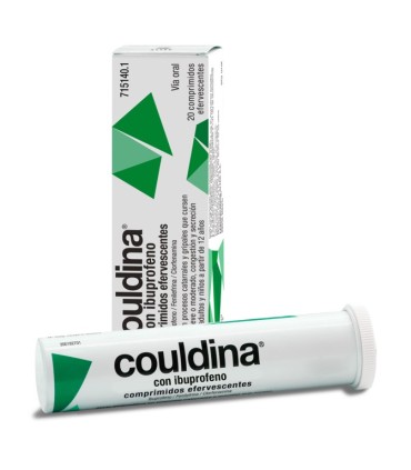 COULDINA CON IBUPROFENO 400 MG/2 MG/7,5 MG 20 COMPRIMIDOS EFERVESCENTES