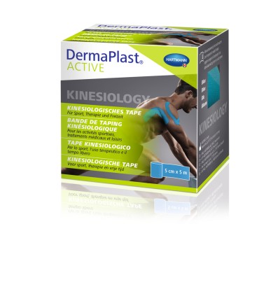 Cinta kinesiológica Dermaplast Active azul 5m x 5cm