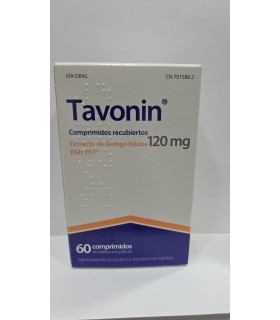 TAVONIN 120 MG 60 COMPRIMIDOS RECUBIERTOS