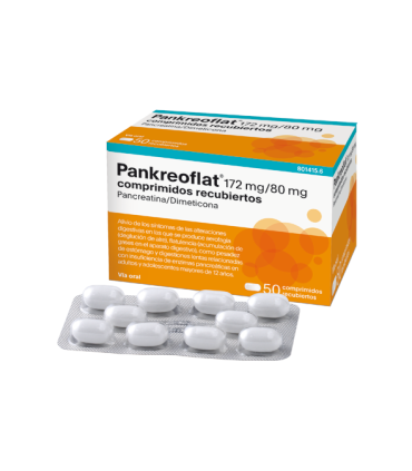 Pankreoflat 50 grageas