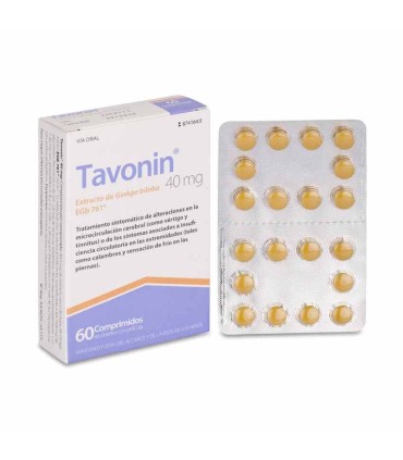 TAVONIN 40 MG 60 COMPR