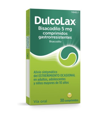 Dulcolaxo Bisacodilo está indicado para aliviar el estreñimiento ocasional.