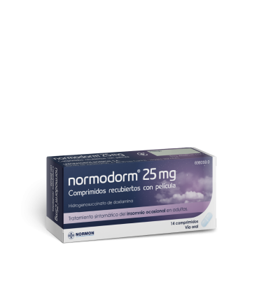 NORMODORM 25 MG 14 COMPRIMIDOS RECUBIERTOS
