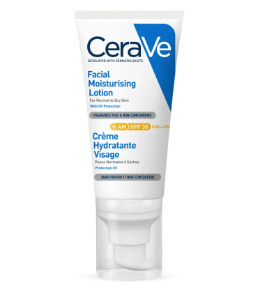 CERAVE LOCION HIDRATANTE DE ROSTRO SPF 30  1 ENVASE 52 ML