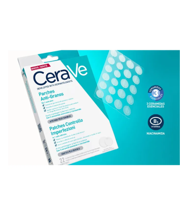 PARCHES CONTROL IMPERFECCIONES CERAVE 22 UNIDADES