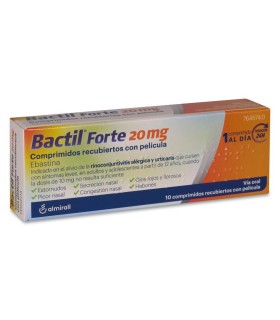BACTIL FORTE 20 MG 10 COMPRIMIDOS RECUBIERTOS