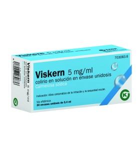 VISKERN 5 MG/ML COLIRIO EN SOLUCION 30 MONODOSIS 0,4 ML