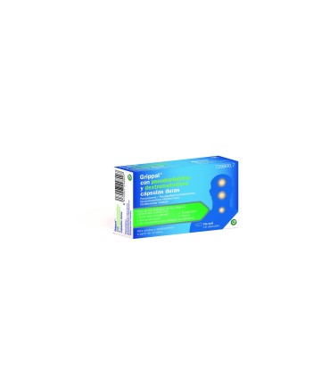 GRIPPAL CON PSEUDOEFREDRINA Y DEXTROMETORFANO 16 CAPSULAS