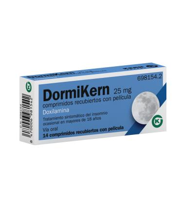 DormiKern 25 mg 14 Comprimidos | Tratamiento del Insomnio