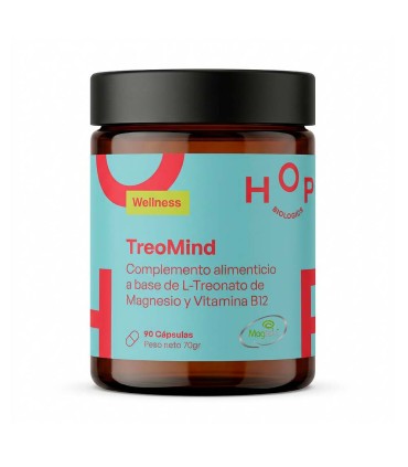 TreoMind 90 Cápsulas HOP Biologics | Magnesio L-Treonato