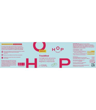 TreoMind 90 Cápsulas HOP Biologics | Magnesio L-Treonato