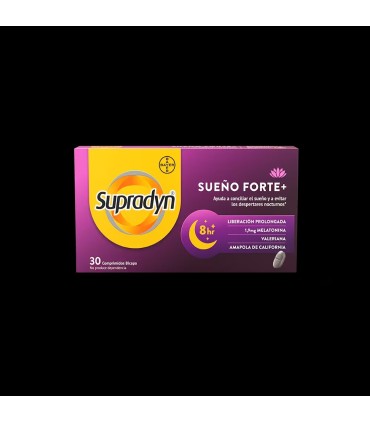 Supradyn Sueño Forte+ 30 Comprimidos | Melatonina Liberación Prolongada