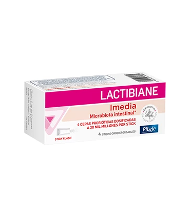 Lactibiane Imedia PiLeJe 4 Sticks | Probióticos Orodispersables