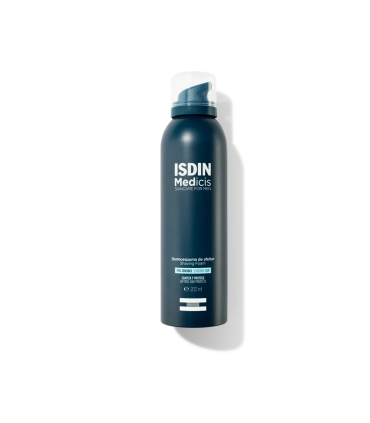 Medicis Dermoespuma de Afeitar ISDIN 200 ml con aloe vera, glicerina y alantoína para un afeitado suave, hidratante y protector.